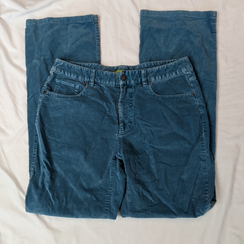 Woman's Sigrid Olsen Blue Corduroy Pants